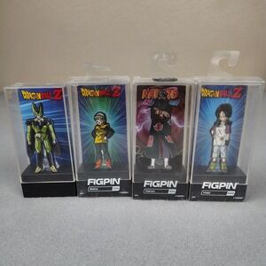 Dragon Ball Z FigPin Lot Perfect Cell Kakuzu Videl Bulma Enamel Pin Collectible